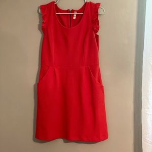10 DOLLAR SALE ON EVERYTHING: Adorable Coral Dress With POCKETS!!